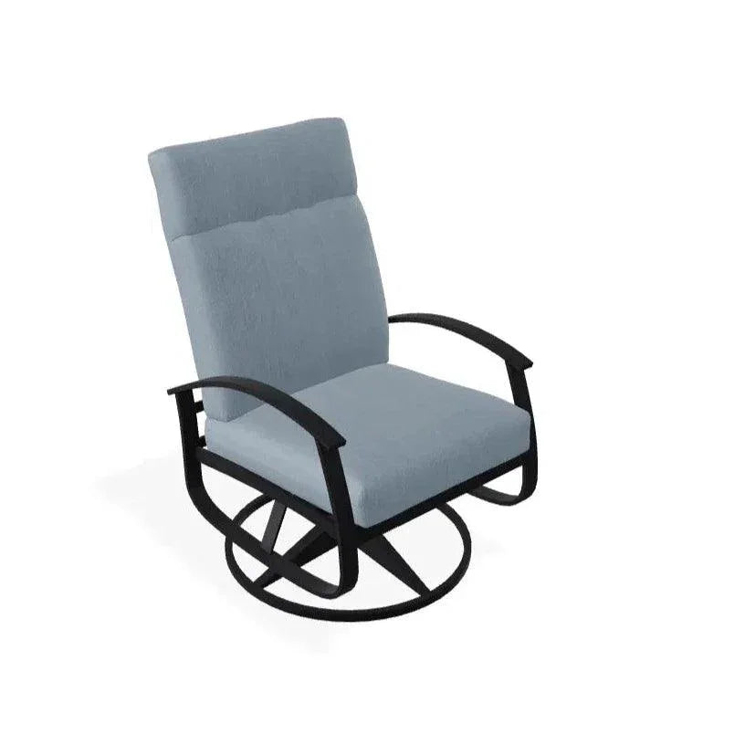 Belle Isle Cushion Supreme Height Swivel Rocker MGP Arm - LOOMLAN - Telescope - Outdoor Accent Chairs