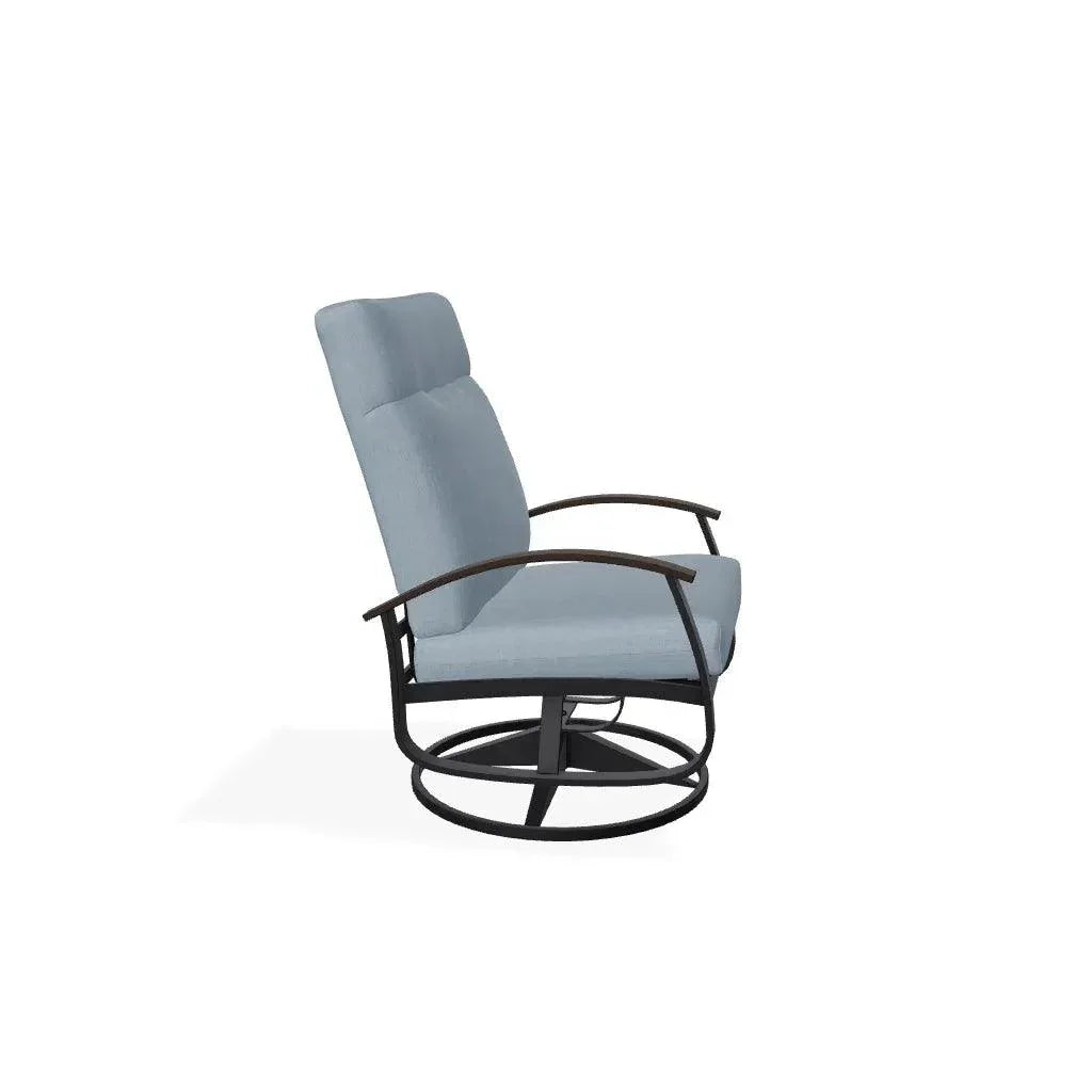 Belle Isle Cushion Supreme Height Swivel Rocker MGP Arm - LOOMLAN - Telescope - Outdoor Accent Chairs