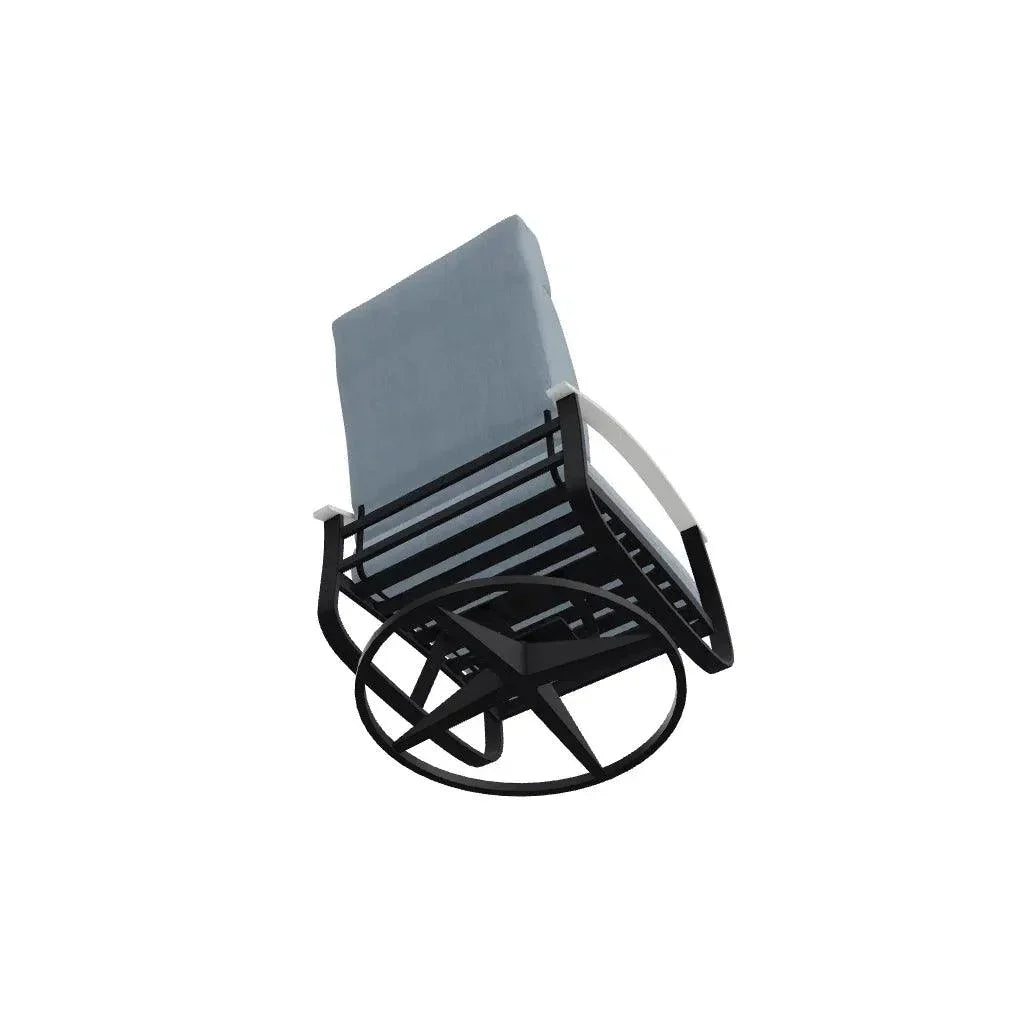 Belle Isle Cushion Supreme Height Swivel Rocker MGP Arm - LOOMLAN - Telescope - Outdoor Accent Chairs
