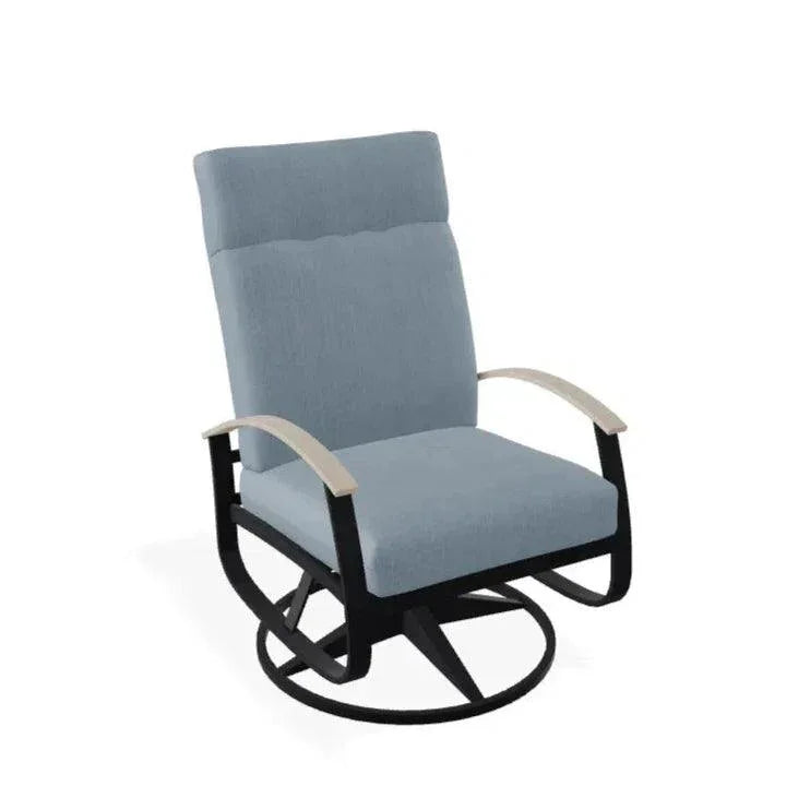 Belle Isle Cushion Supreme Height Swivel Rocker MGP Arm - LOOMLAN - Telescope - Outdoor Accent Chairs