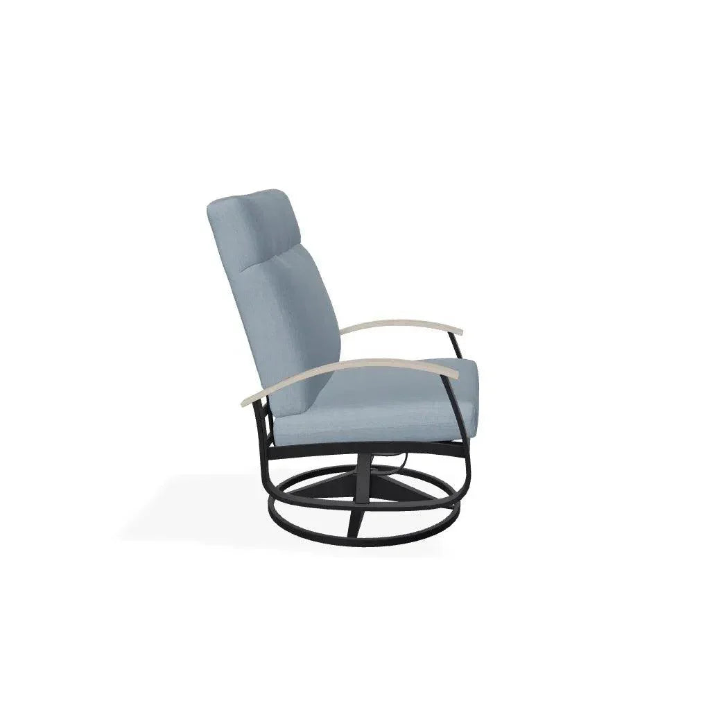 Belle Isle Cushion Supreme Height Swivel Rocker MGP Arm - LOOMLAN - Telescope - Outdoor Accent Chairs