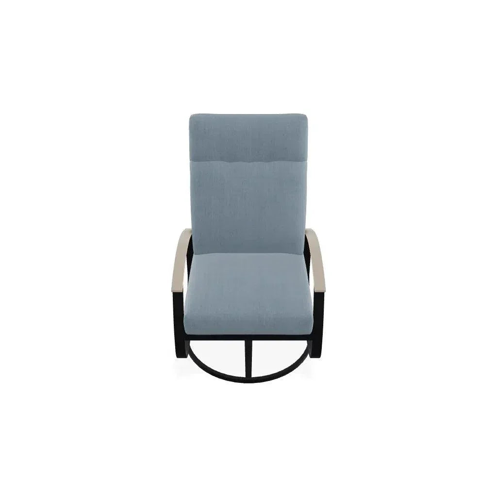 Belle Isle Cushion Supreme Height Swivel Rocker MGP Arm - LOOMLAN - Telescope - Outdoor Accent Chairs