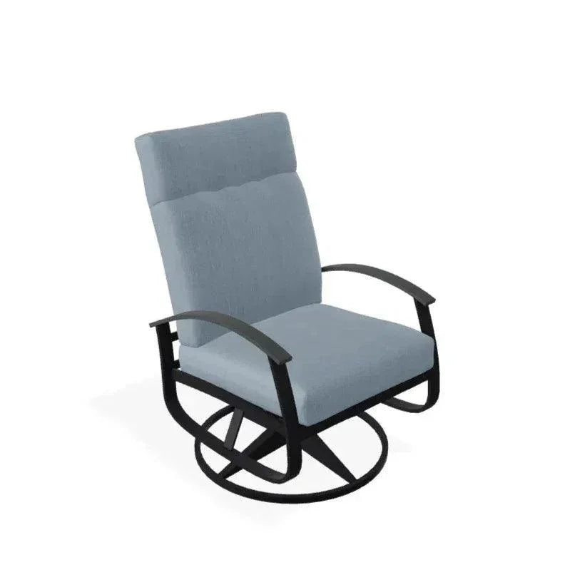 Belle Isle Cushion Supreme Height Swivel Rocker MGP Arm - LOOMLAN - Telescope - Outdoor Accent Chairs
