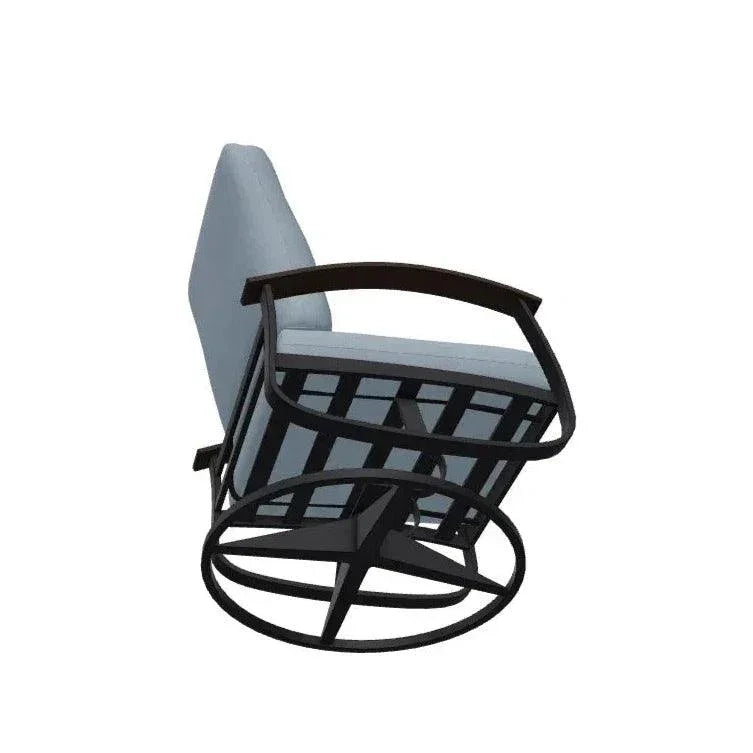 Belle Isle Cushion Swivel Rocker MGP Arms - LOOMLAN - Telescope - Outdoor Accent Chairs
