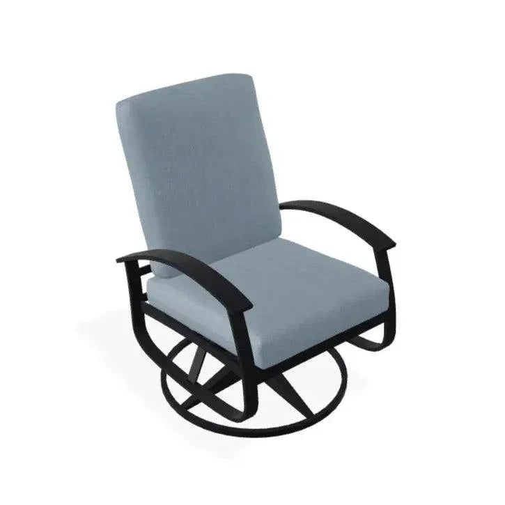 Belle Isle Cushion Swivel Rocker MGP Arms - LOOMLAN - Telescope - Outdoor Accent Chairs