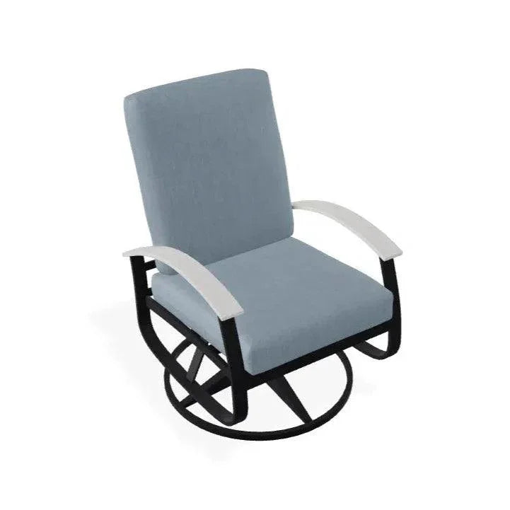 Belle Isle Cushion Swivel Rocker MGP Arms - LOOMLAN - Telescope - Outdoor Accent Chairs
