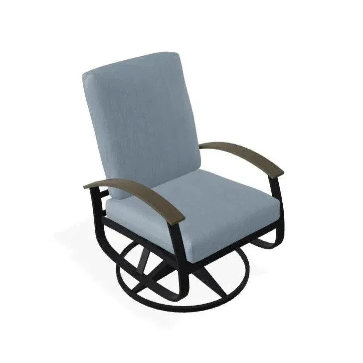 Belle Isle Cushion Swivel Rocker MGP Arms - LOOMLAN - Telescope - Outdoor Accent Chairs