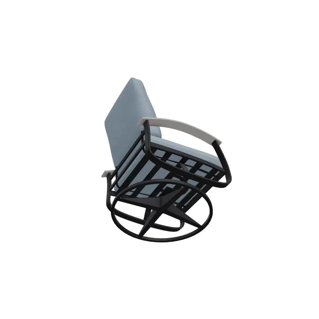 Belle Isle Cushion Swivel Rocker MGP Arms - LOOMLAN - Telescope - Outdoor Accent Chairs