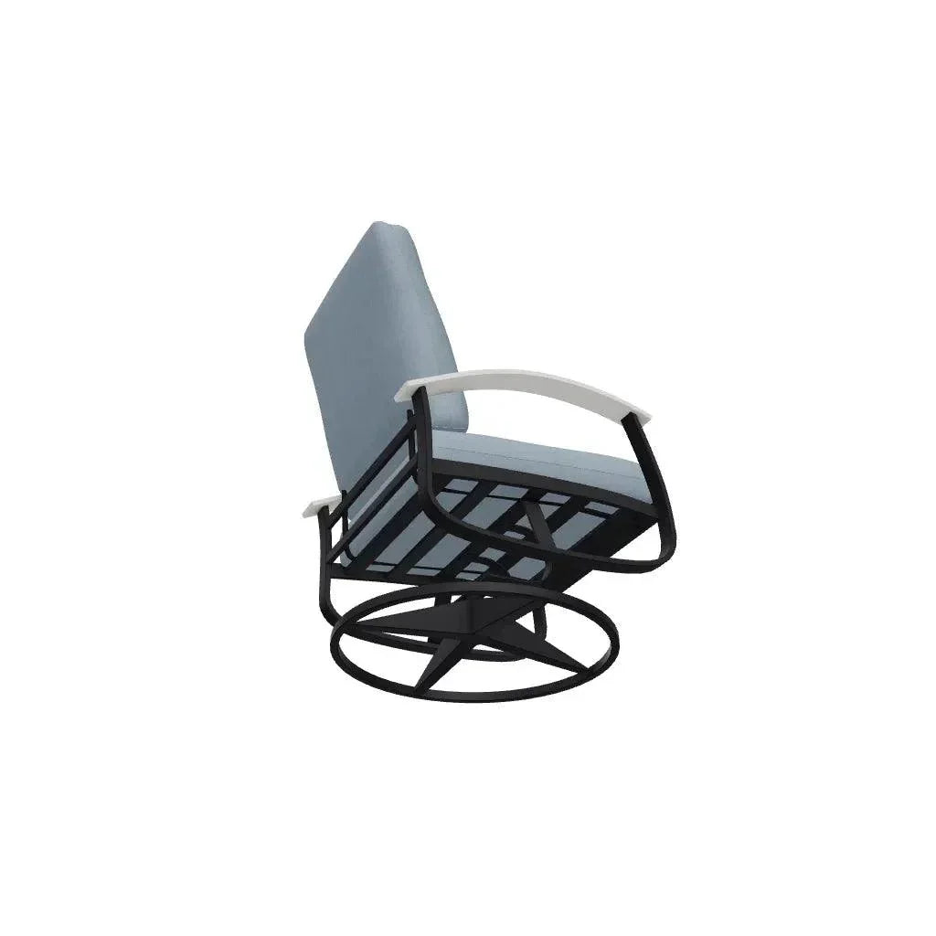 Belle Isle Cushion Swivel Rocker MGP Arms - LOOMLAN - Telescope - Outdoor Accent Chairs