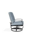 Belle Isle Cushion Swivel Rocker Polymer Arms - LOOMLAN - Telescope - Outdoor Accent Chairs