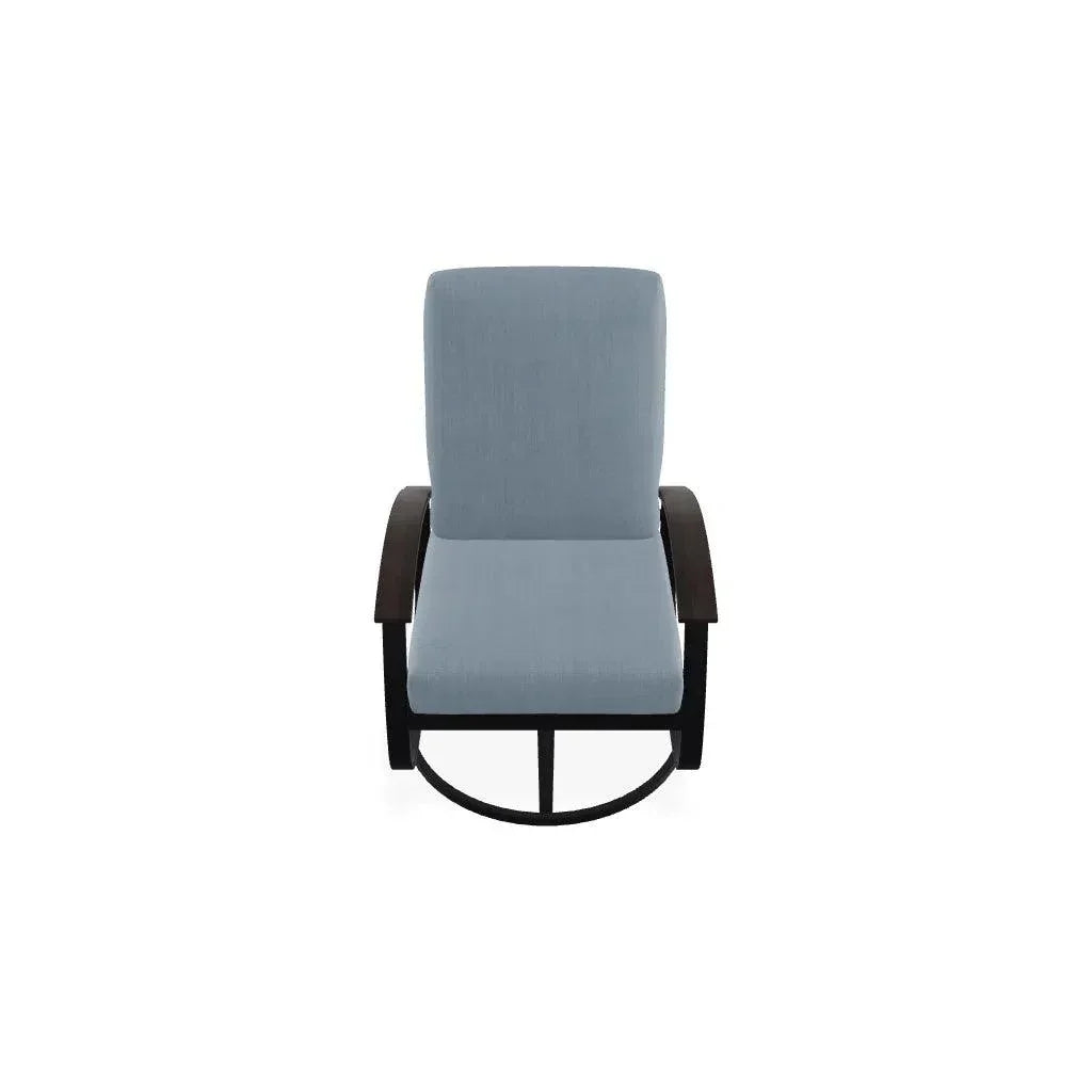 Belle Isle Cushion Swivel Rocker Polymer Arms - LOOMLAN - Telescope - Outdoor Accent Chairs