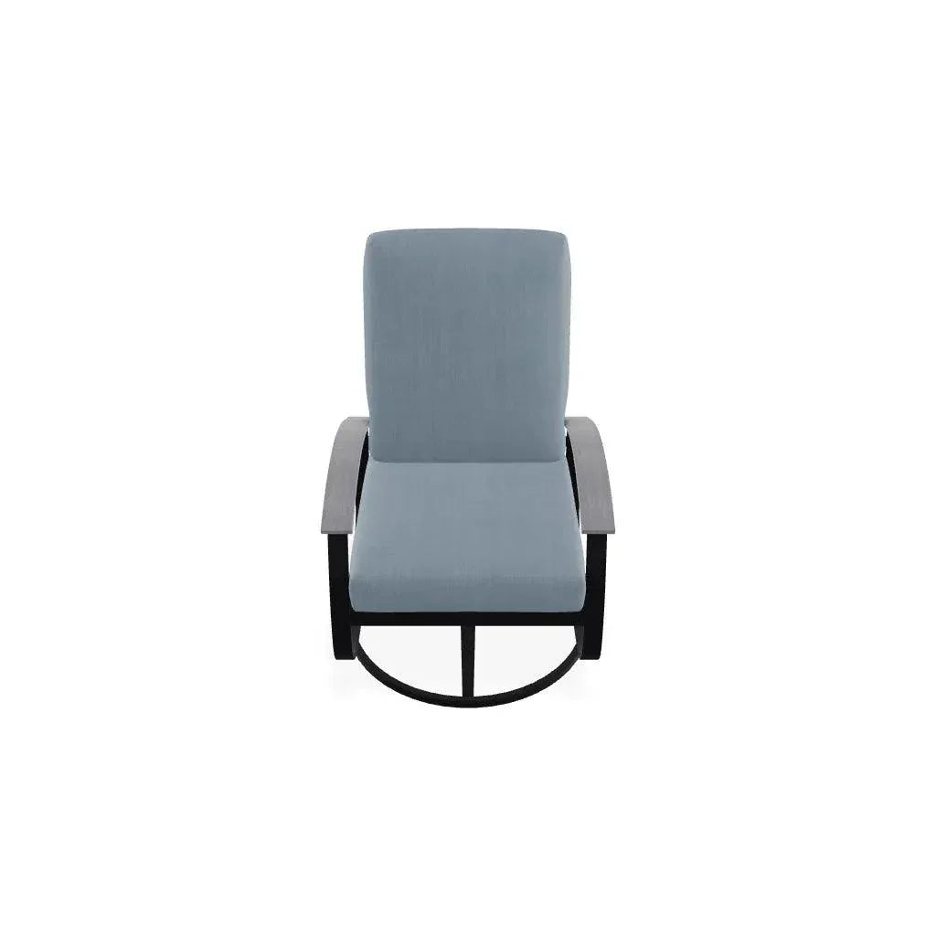 Belle Isle Cushion Swivel Rocker Polymer Arms - LOOMLAN - Telescope - Outdoor Accent Chairs