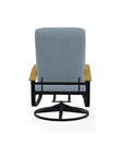 Belle Isle Cushion Swivel Rocker Polymer Arms - LOOMLAN - Telescope - Outdoor Accent Chairs