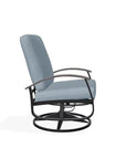 Belle Isle Cushion Swivel Rocker Polymer Arms - LOOMLAN - Telescope - Outdoor Accent Chairs
