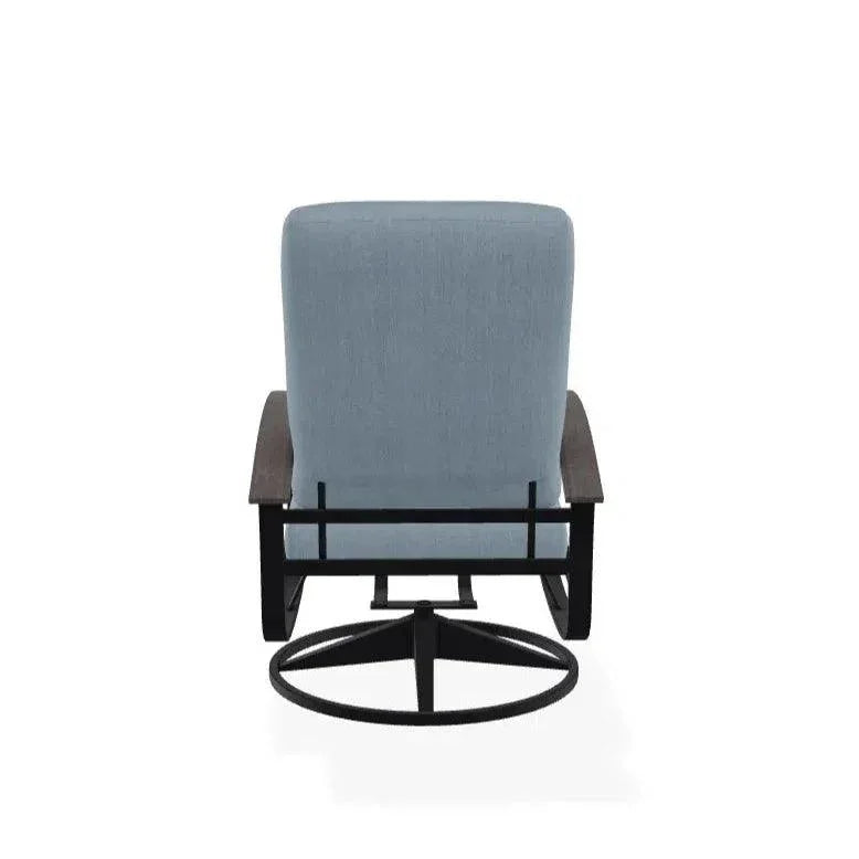 Belle Isle Cushion Swivel Rocker Polymer Arms - LOOMLAN - Telescope - Outdoor Accent Chairs