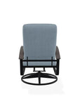 Belle Isle Cushion Swivel Rocker Polymer Arms - LOOMLAN - Telescope - Outdoor Accent Chairs