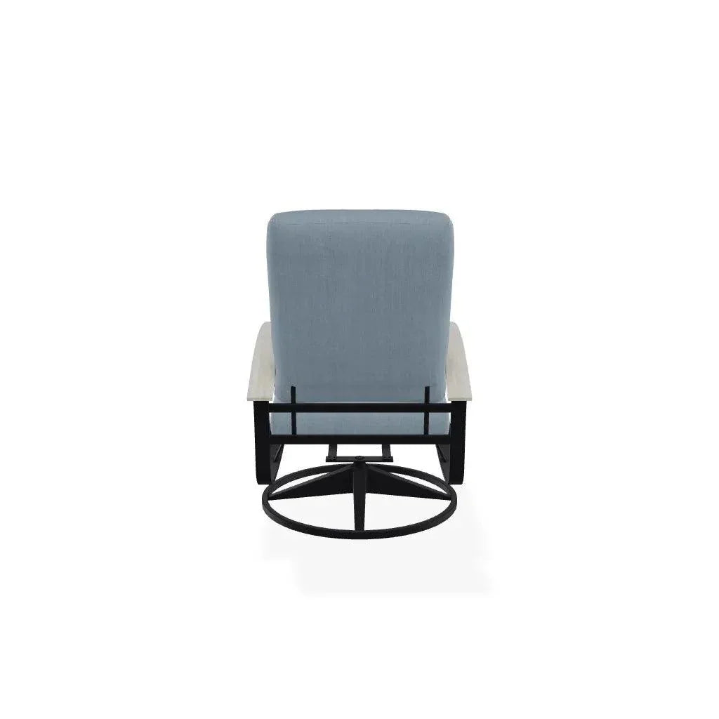 Belle Isle Cushion Swivel Rocker Polymer Arms - LOOMLAN - Telescope - Outdoor Accent Chairs