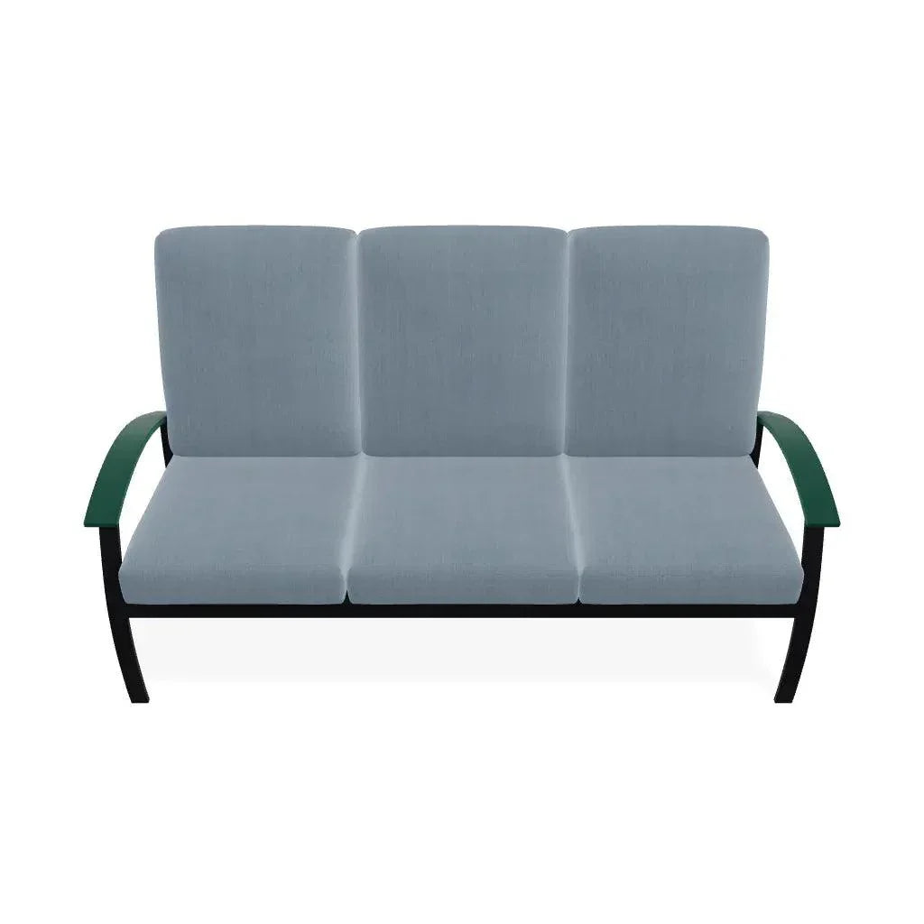 Telescope Belle Isle Cushion Three Seater Curved Arm Sofa