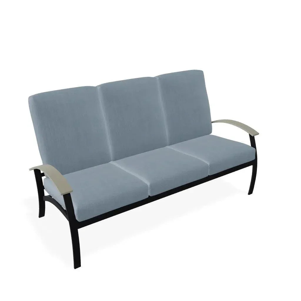 Telescope Belle Isle Cushion Three Seater Curved Arm Sofa