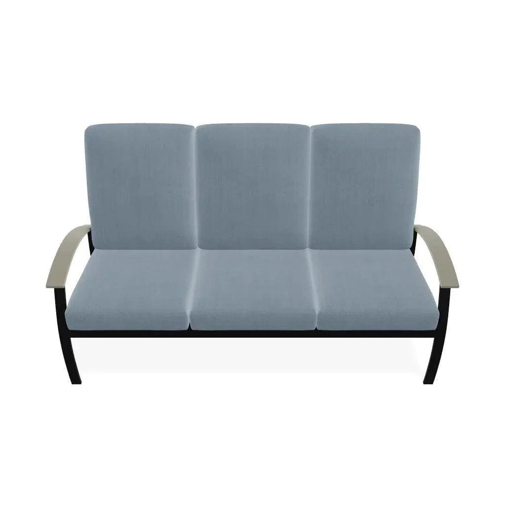 Telescope Belle Isle Cushion Three Seater Curved Arm Sofa