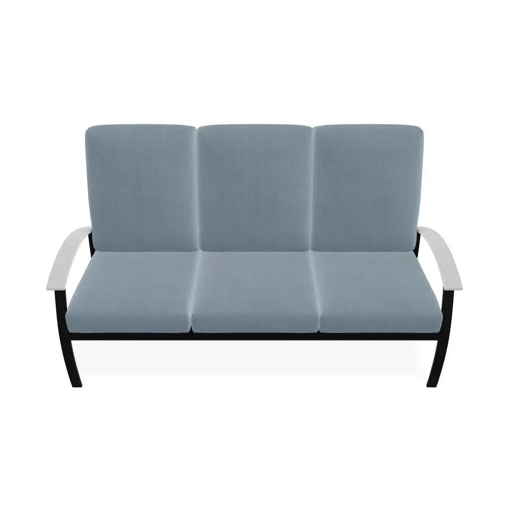 Telescope Belle Isle Cushion Three Seater Curved Arm Sofa