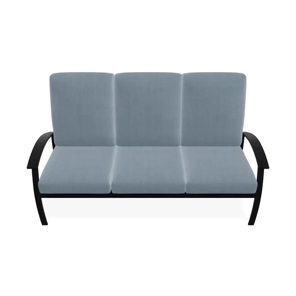 Telescope Belle Isle Cushion Three Seater Curved Arm Sofa
