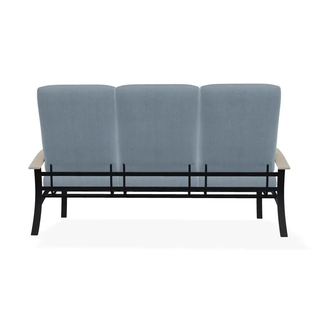 Telescope Belle Isle Cushion Three Seater Curved Arm Sofa