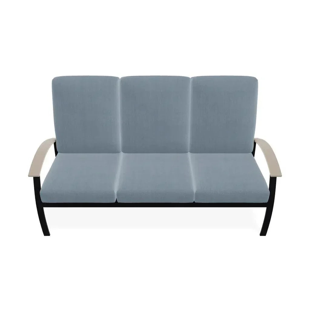 Telescope Belle Isle Cushion Three Seater Curved Arm Sofa