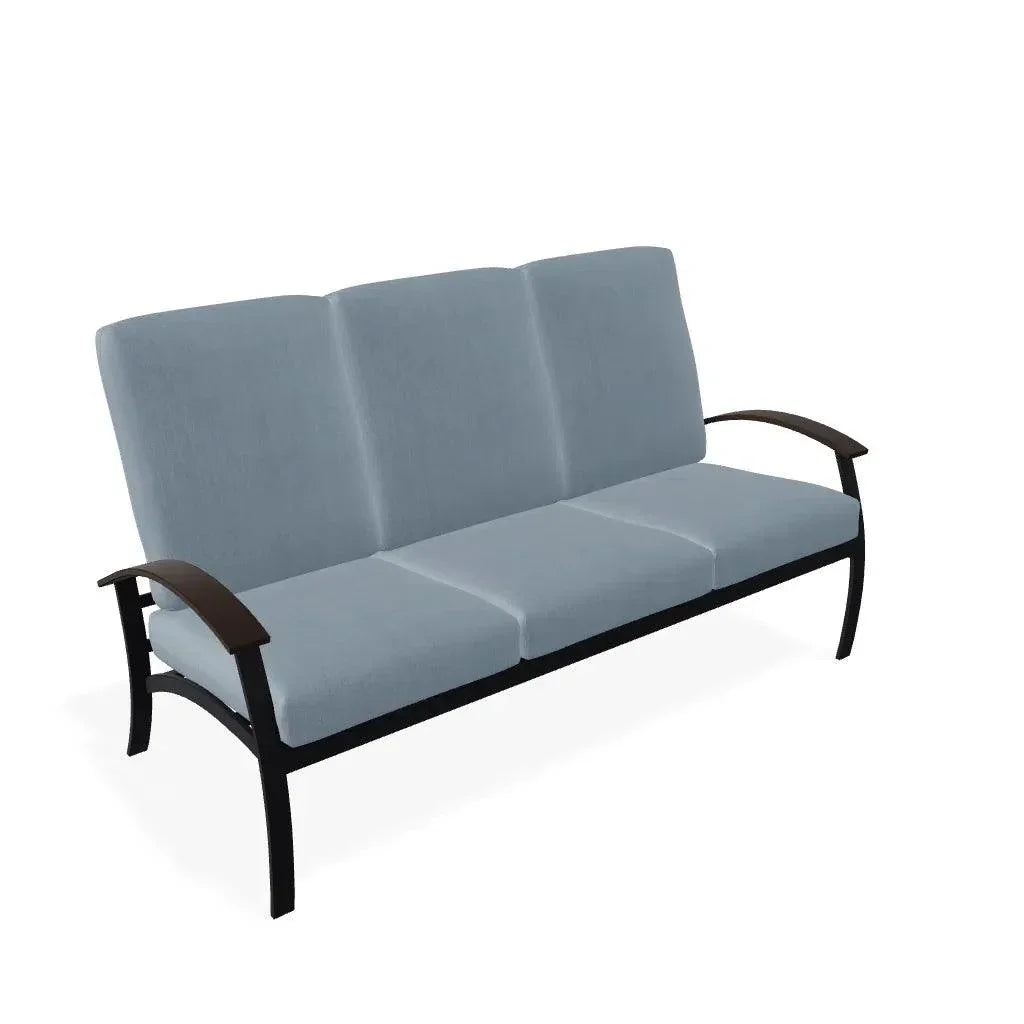 Telescope Belle Isle Cushion Three Seater Curved Arm Sofa