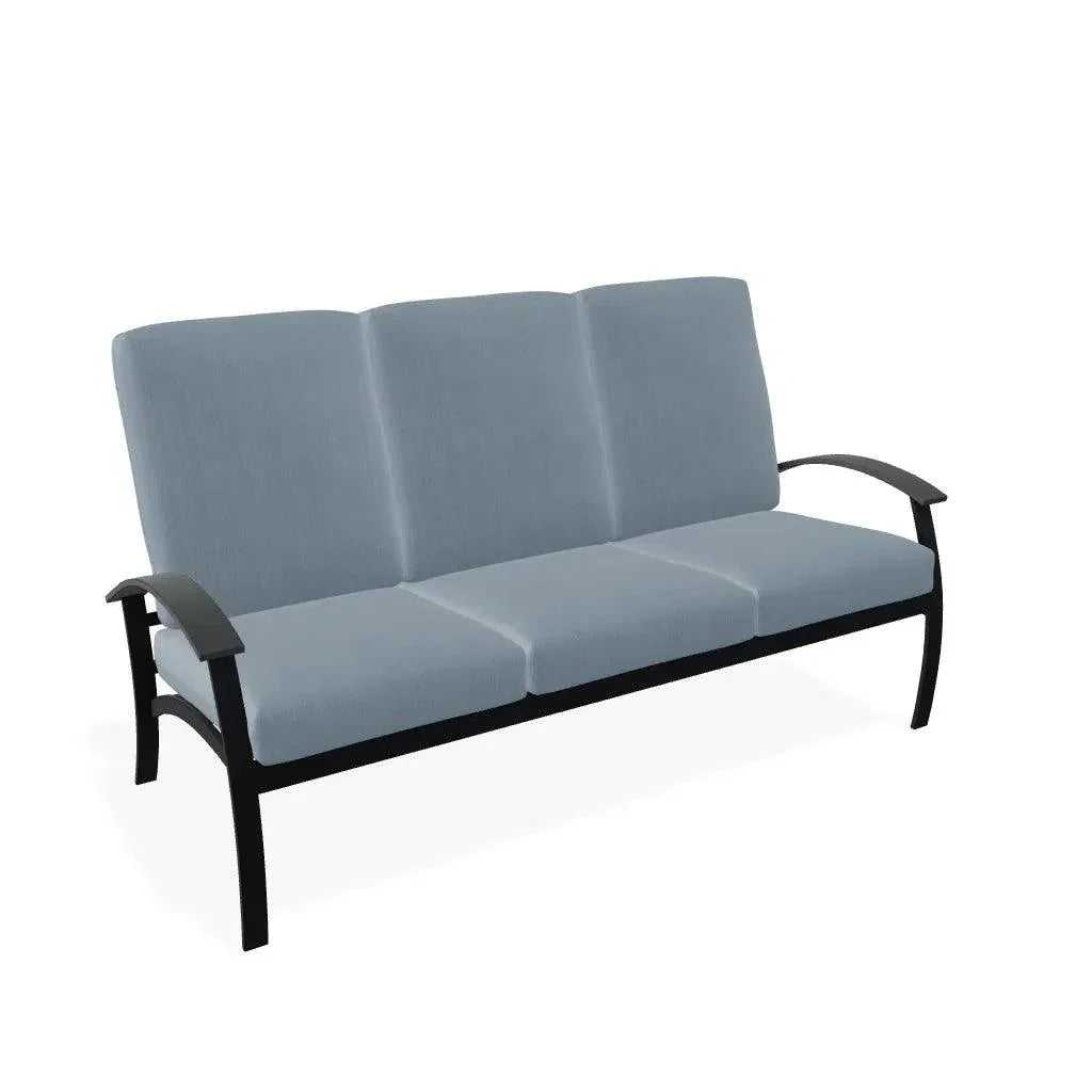 Telescope Belle Isle Cushion Three Seater Curved Arm Sofa