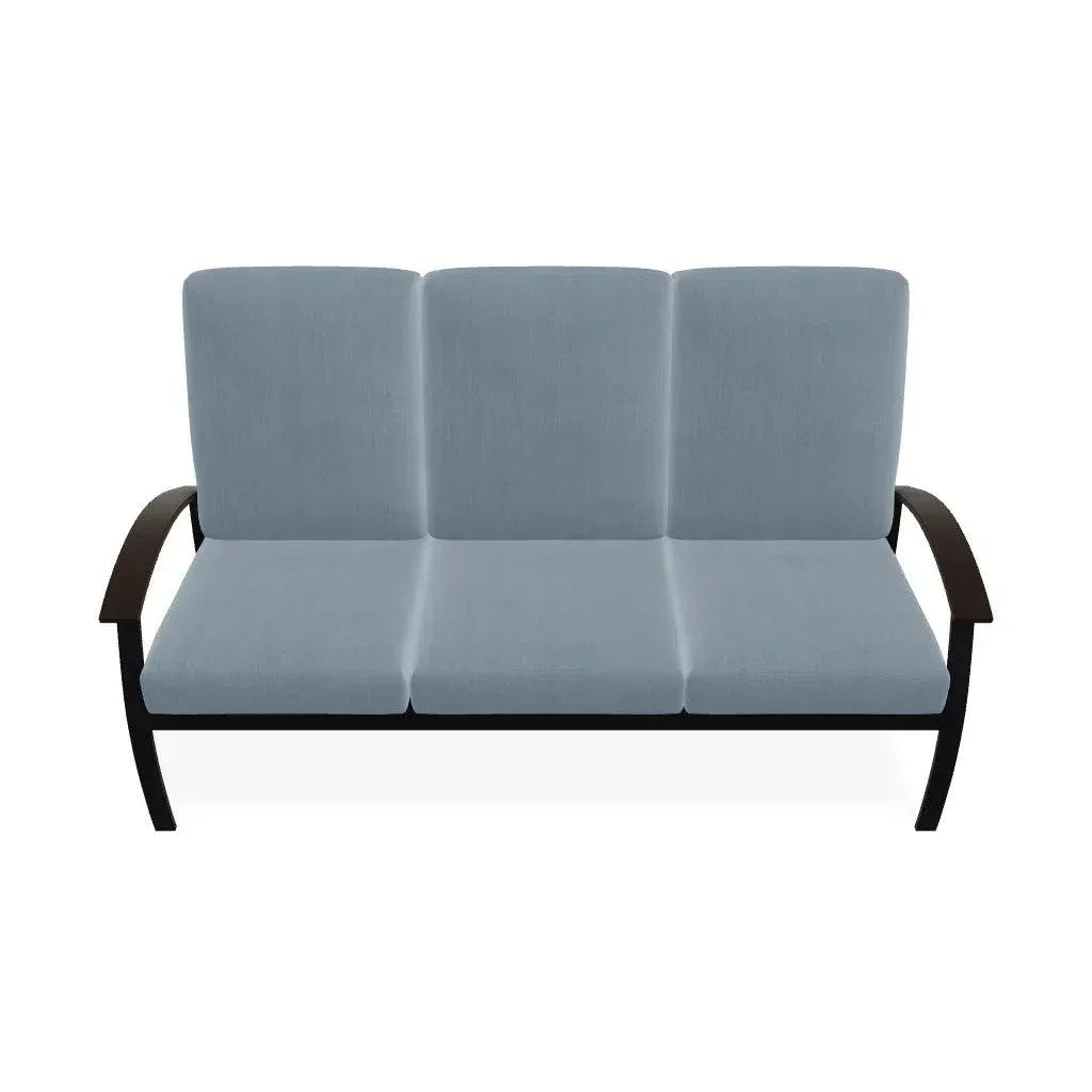 Telescope Belle Isle Cushion Three Seater Curved Arm Sofa