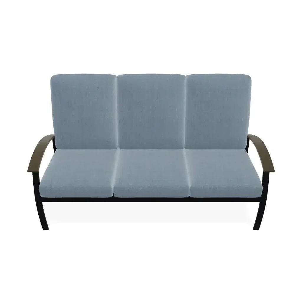 Telescope Belle Isle Cushion Three Seater Curved Arm Sofa