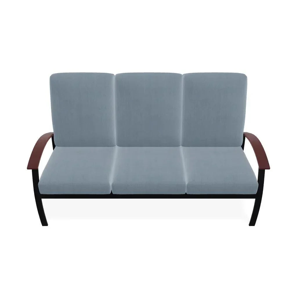Telescope Belle Isle Cushion Three Seater Curved Arm Sofa