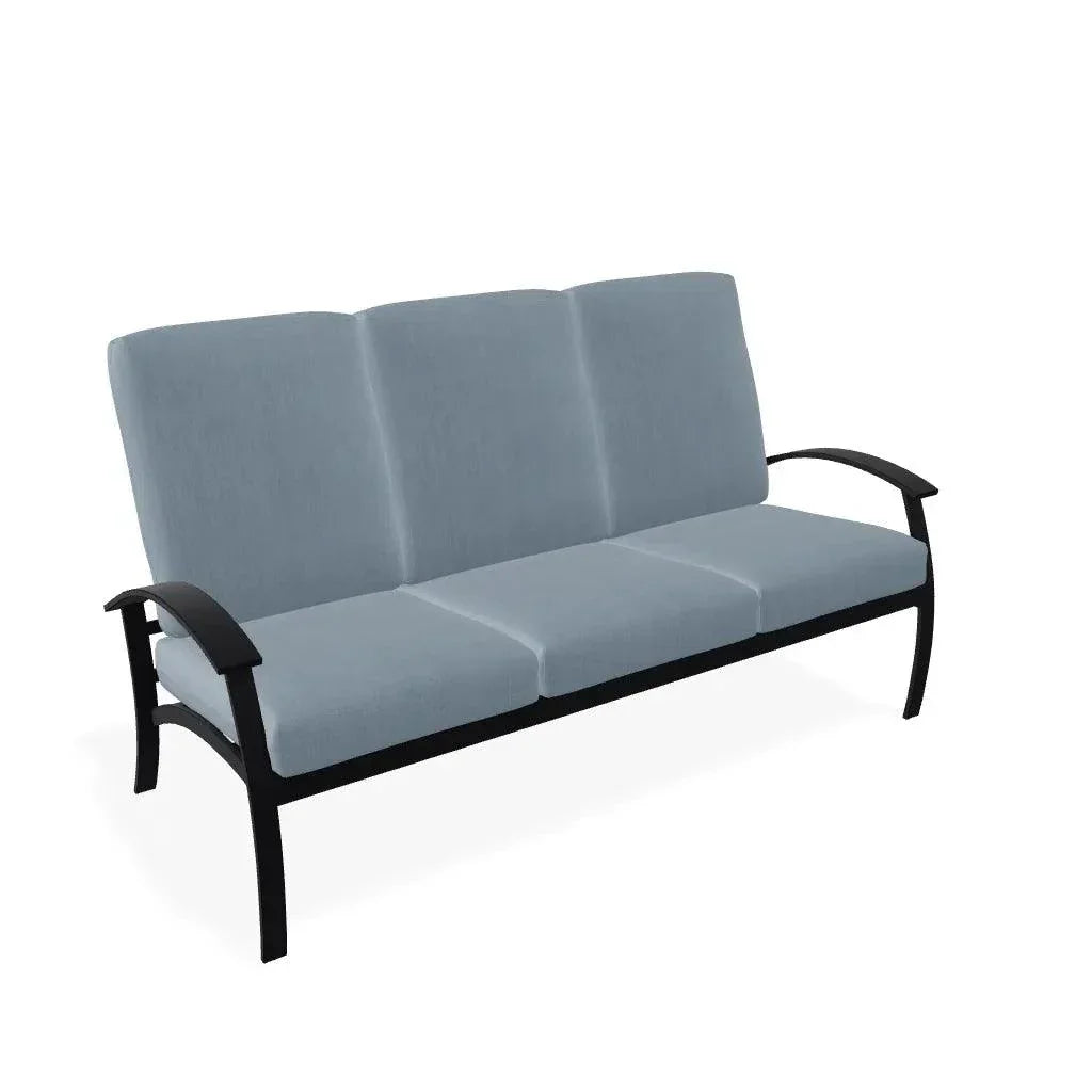 Telescope Belle Isle Cushion Three Seater Curved Arm Sofa