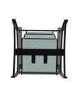 Belle Isle Hidden Motion MGP Armed Chat Chair - LOOMLAN - Telescope - Outdoor Accent Chairs
