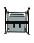 Belle Isle Hidden Motion MGP Armed Chat Chair - LOOMLAN - Telescope - Outdoor Accent Chairs
