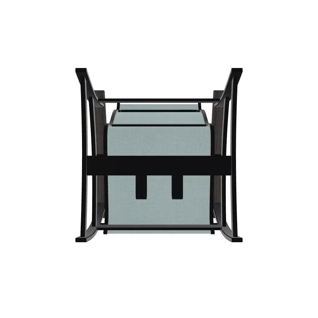 Belle Isle Hidden Motion MGP Armed Chat Chair - LOOMLAN - Telescope - Outdoor Accent Chairs