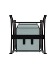 Belle Isle Hidden Motion MGP Armed Chat Chair - LOOMLAN - Telescope - Outdoor Accent Chairs