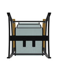 Belle Isle Hidden Motion MGP Armed Chat Chair - LOOMLAN - Telescope - Outdoor Accent Chairs