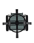 Belle Isle Hidden Motion Polymer Armed Chat Chair - LOOMLAN - Telescope - Outdoor Accent Chairs