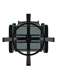 Belle Isle Hidden Motion Polymer Armed Chat Chair - LOOMLAN - Telescope - Outdoor Accent Chairs