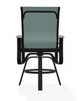 Belle Isle Hidden Motion Polymer Armed Chat Chair - LOOMLAN - Telescope - Outdoor Accent Chairs