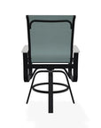 Belle Isle Hidden Motion Polymer Armed Chat Chair - LOOMLAN - Telescope - Outdoor Accent Chairs
