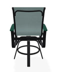 Belle Isle Hidden Motion Polymer Armed Chat Chair - LOOMLAN - Telescope - Outdoor Accent Chairs