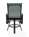 Belle Isle Hidden Motion Polymer Armed Chat Chair - LOOMLAN - Telescope - Outdoor Accent Chairs