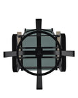 Belle Isle Hidden Motion Polymer Armed Chat Chair - LOOMLAN - Telescope - Outdoor Accent Chairs