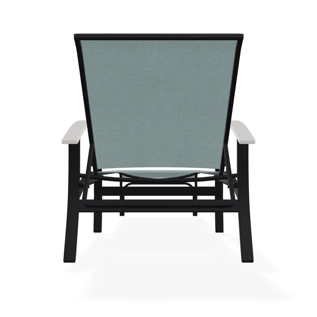 Belle Isle MGP Sling Four Position Lay - Flat Arms Chaise - LOOMLAN - Telescope - Outdoor Chaises