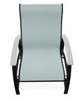 Belle Isle Multi - Position Polymer Armed Dining Chair - LOOMLAN - Telescope - Outdoor Dining Chairs
