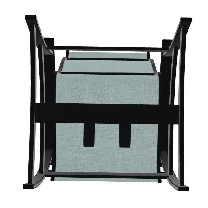 Belle Isle Multi - Position Polymer Armed Dining Chair - LOOMLAN - Telescope - Outdoor Dining Chairs