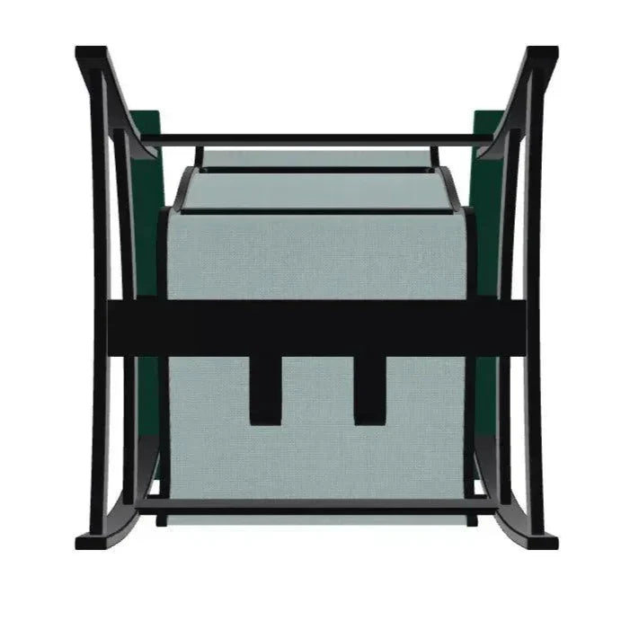 Belle Isle Multi - Position Polymer Armed Dining Chair - LOOMLAN - Telescope - Outdoor Dining Chairs